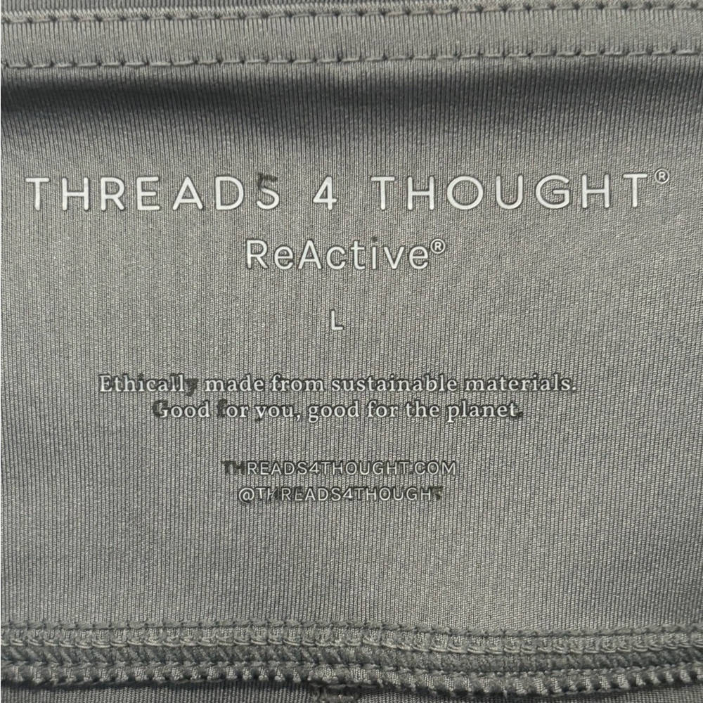 THREADS 4 THOUGHT Rita Core Performance Green/Blue Leggings - Size L - Picture 7 of 8